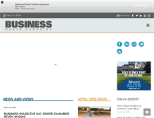 Tablet Screenshot of businessnc.com